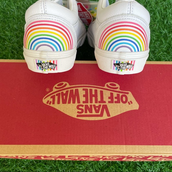 Vans Old Skool Flour Shop Rainbow Leather - Picture 8 of 9